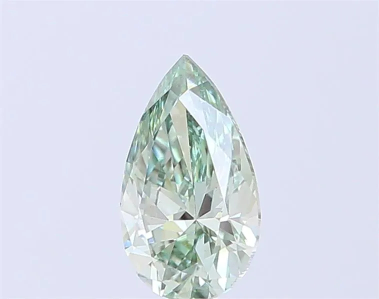 0.55ct Pear Lab Grown Diamond (Colour Fancy Green, Clarity VS1, Uncertified)