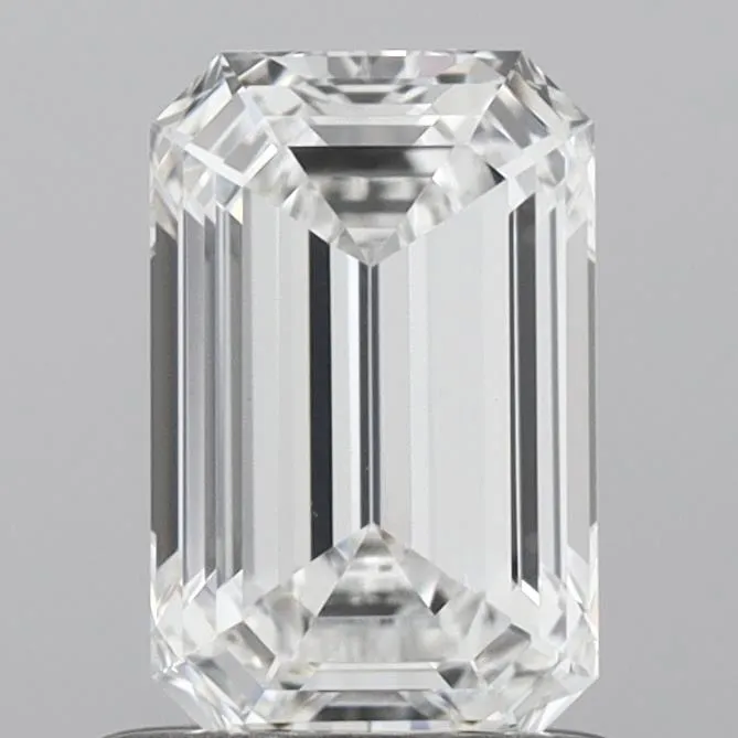 0.99ct Emerald Lab Grown Diamond (Colour E, Clarity VVS2, IGI Certified)