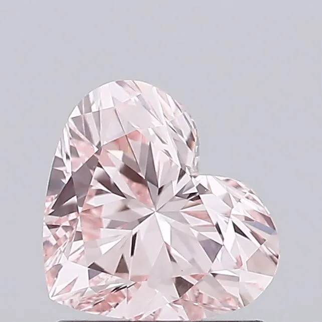 1.00ct Heart Lab Grown Diamond (Colour Fancy Intense Pink, Clarity VVS2, IGI Certified)