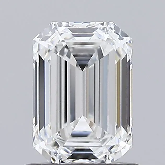 1.01ct Emerald Lab Grown Diamond (Colour F, Clarity IF, IGI Certified)