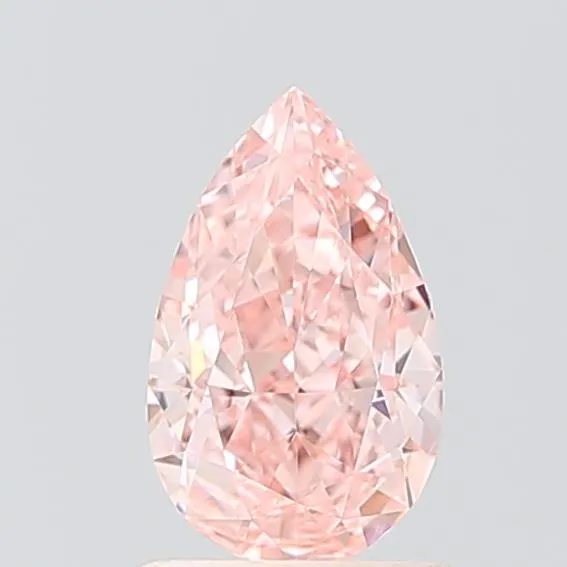 1.06ct Pear Lab Grown Diamond (Colour Fancy Intense Pink, Clarity VVS2, IGI Certified)