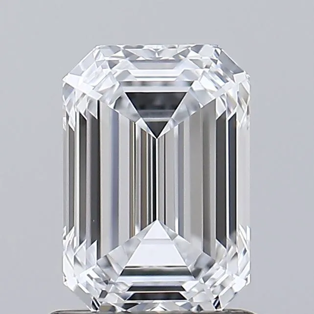 1.09ct Emerald Lab Grown Diamond (Colour D, Clarity IF, IGI Certified)