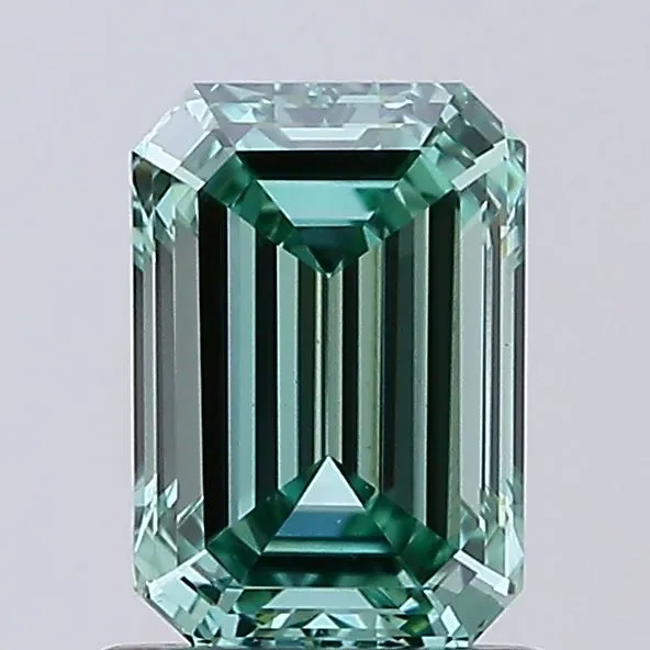 1.10ct Emerald Lab Grown Diamond (Colour Fancy Intense Green, Clarity VVS2, Uncertified)