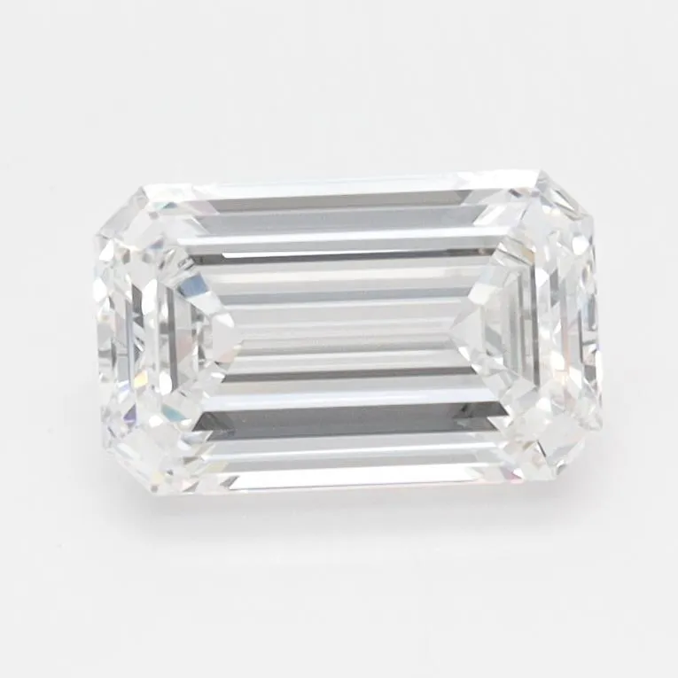 1.19ct Emerald Lab Grown Diamond (Colour D, Clarity IF, IGI Certified)