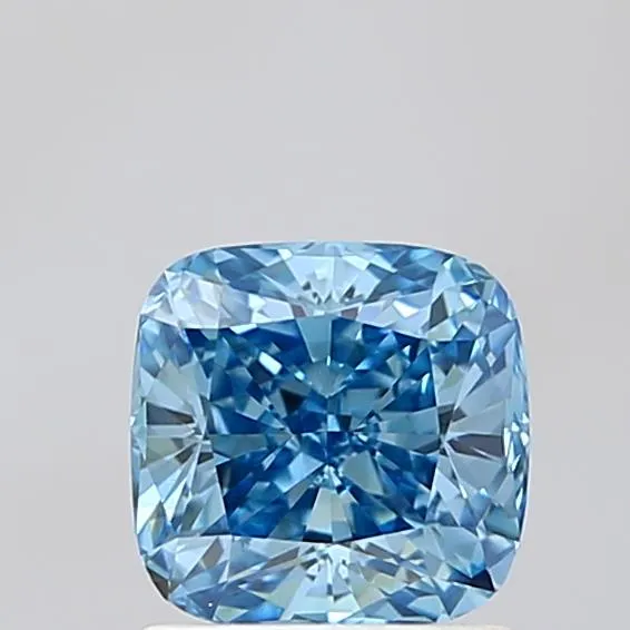 1.40ct Cushion modified Lab Grown Diamond (Colour Fancy Vivid Blue, Clarity VVS2, IGI Certified)