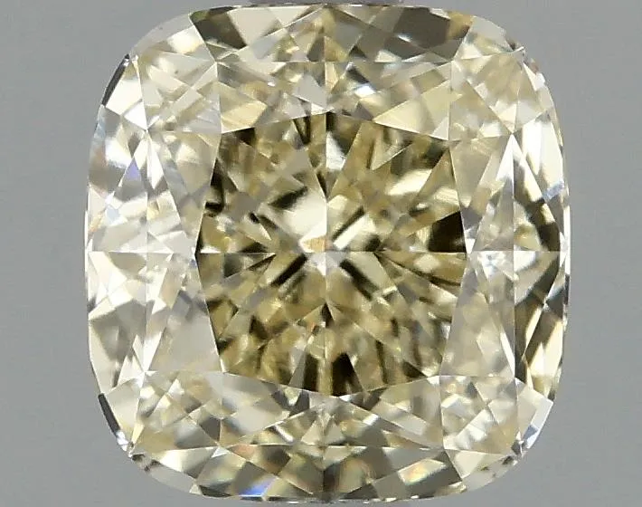 1.58ct Cushion modified Lab Grown Diamond (Colour Fancy Yellow, Clarity VVS2, IGI Certified)