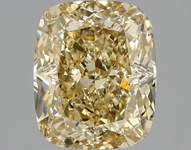 1.59ct Cushion modified Lab Grown Diamond (Colour Fancy Intense Yellow, Clarity VS2, IGI Certified)