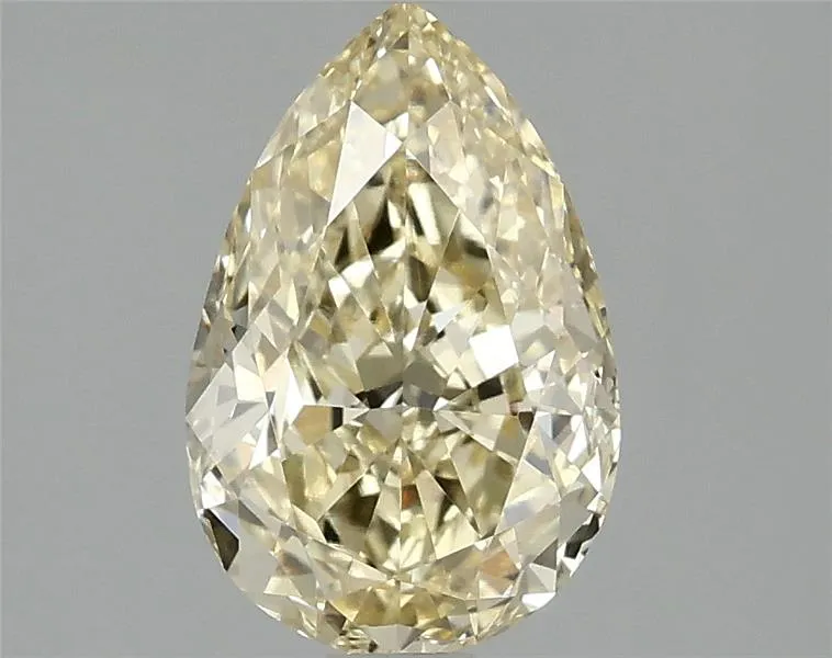 1.59ct Pear Lab Grown Diamond (Colour Fancy Yellow, Clarity VVS2, IGI Certified)