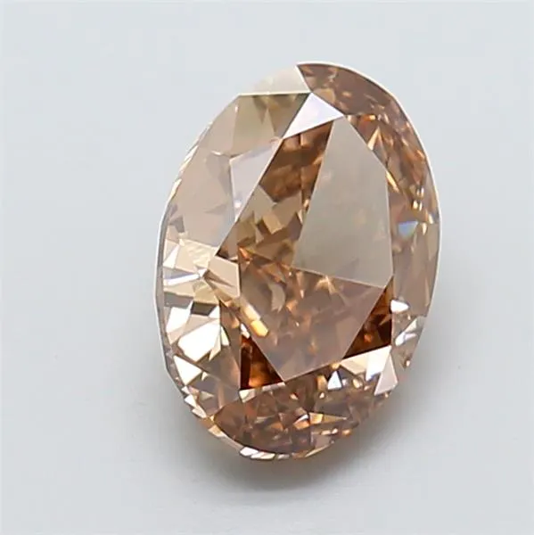 1.75ct Oval Lab Grown Diamond (Colour Fancy Brown, Clarity VS1, IGI Certified)