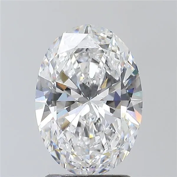 1.84ct Oval Lab Grown Diamond (Colour D, Clarity VVS1, IGI Certified)