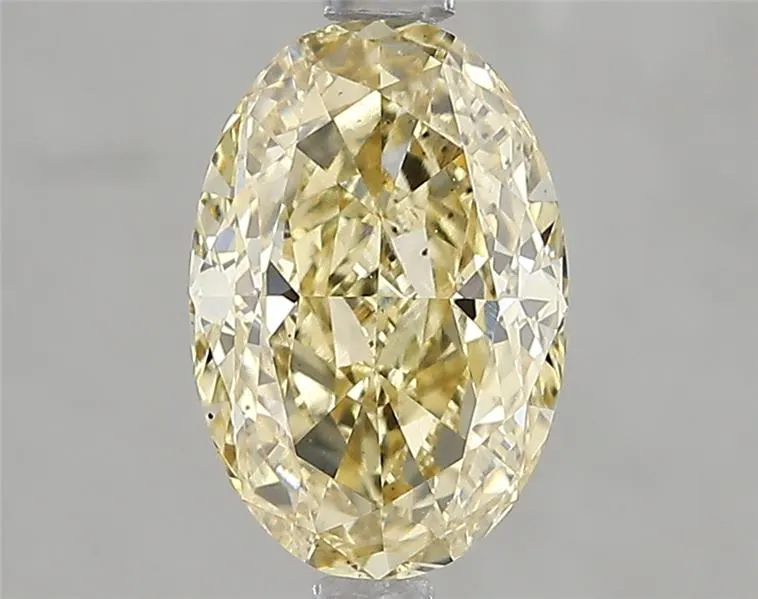 1.87ct Oval Lab Grown Diamond (Colour Fancy Yellow, Clarity VS2, IGI Certified)