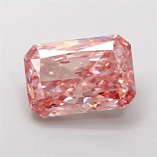 1.92ct Radiant Lab Grown Diamond (Colour Fancy Vivid Pink, Clarity VS1, IGI Certified)