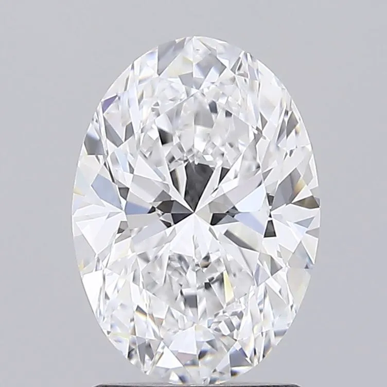 1.96ct Oval Lab Grown Diamond (Colour D, Clarity IF, IGI Certified)