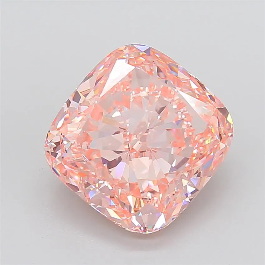 10.02ct Cushion modified Lab Grown Diamond (Colour Fancy Intense Pink, Clarity VS2, IGI Certified)