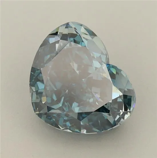 2.00ct Heart Lab Grown Diamond (Colour Fancy Deep Blue, Clarity VS1, IGI Certified)