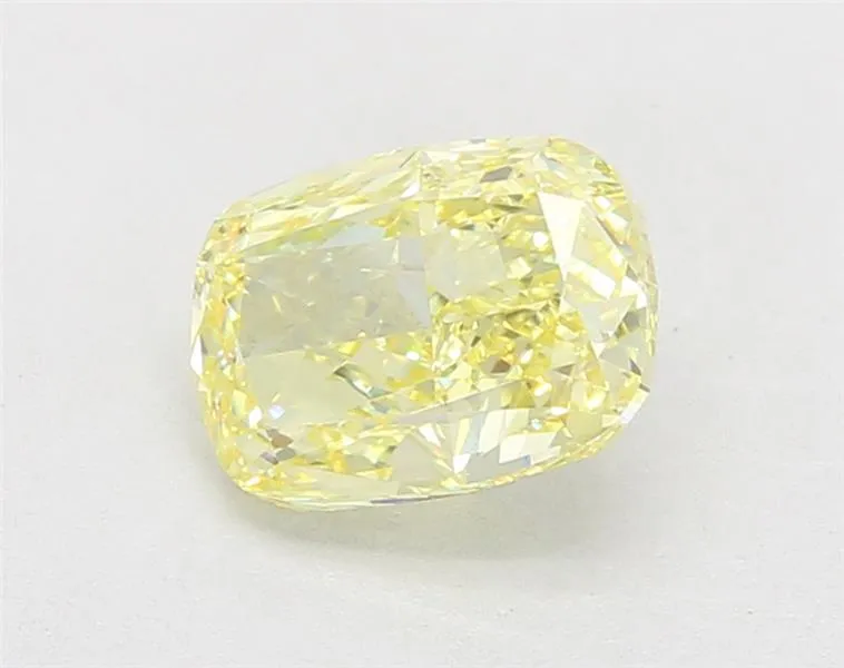 2.01ct Cushion modified Lab Grown Diamond (Colour Fancy Intense Yellow, Clarity VS1, IGI Certified)