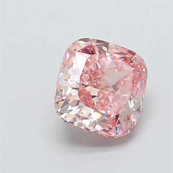 2.03ct Cushion modified Lab Grown Diamond (Colour Fancy Intense Pink, Clarity VS1, IGI Certified)