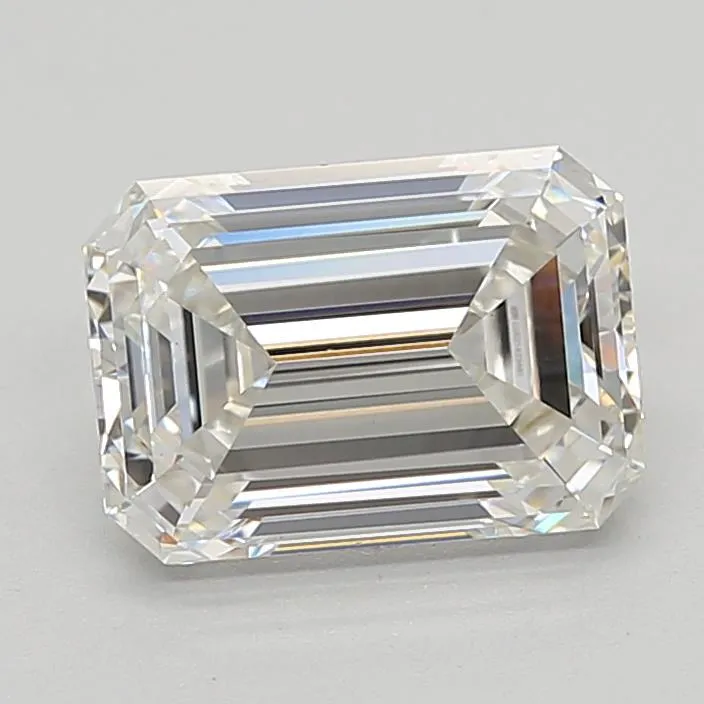 2.03ct Emerald Lab Grown Diamond (Colour G, Clarity VVS2, IGI Certified)