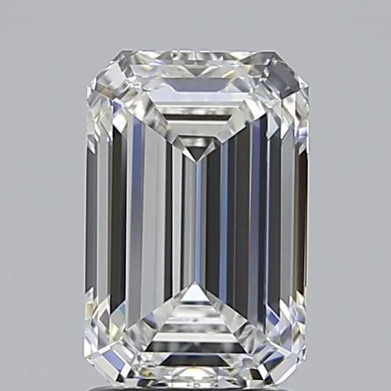 2.04ct Emerald Lab Grown Diamond (Colour E, Clarity VVS1, IGI Certified)