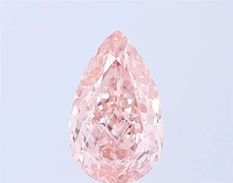 2.04ct Pear Lab Grown Diamond (Colour Fancy Intense Brown Pink, Clarity VS1, IGI Certified)