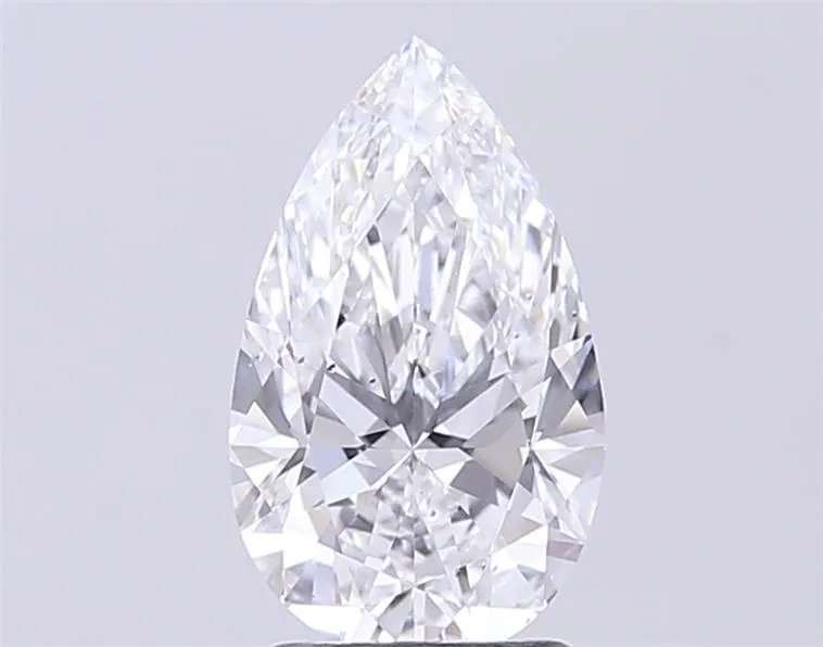 2.05ct Pear Lab Grown Diamond (Colour D, Clarity SI1, IGI Certified)