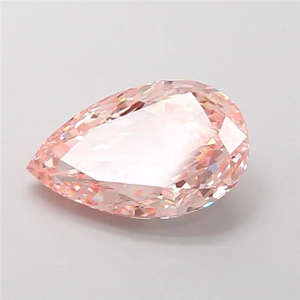 2.07ct Pear Lab Grown Diamond (Colour Fancy Intense Pink, Clarity VS1, IGI Certified)