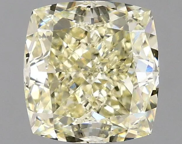 2.11ct Cushion modified Lab Grown Diamond (Colour Fancy Yellow, Clarity VVS2, IGI Certified)