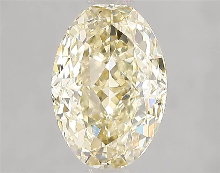 2.11ct Oval Lab Grown Diamond (Colour Fancy Yellow, Clarity VVS2, IGI Certified)