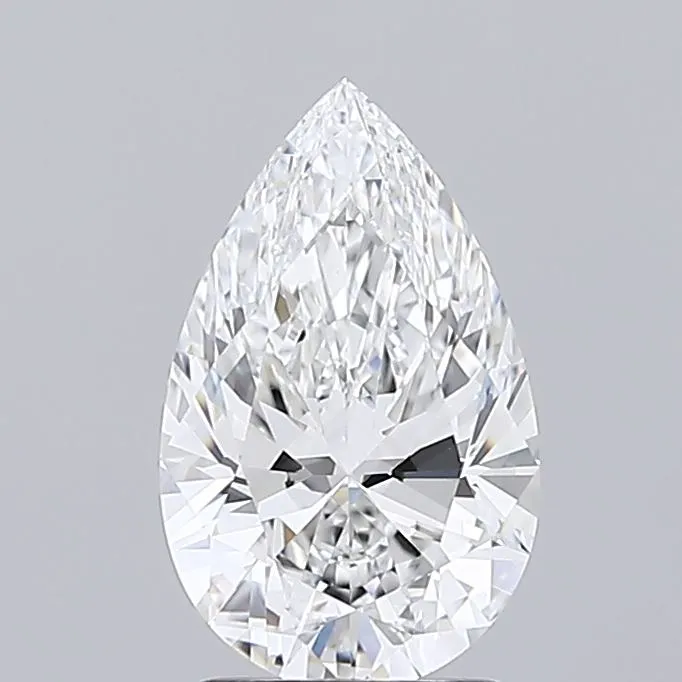 2.14ct Pear Lab Grown Diamond (Colour E, Clarity IF, IGI Certified)