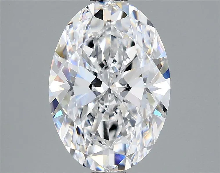 2.16ct Oval Lab Grown Diamond (Colour D, Clarity VVS2, HRD Certified)