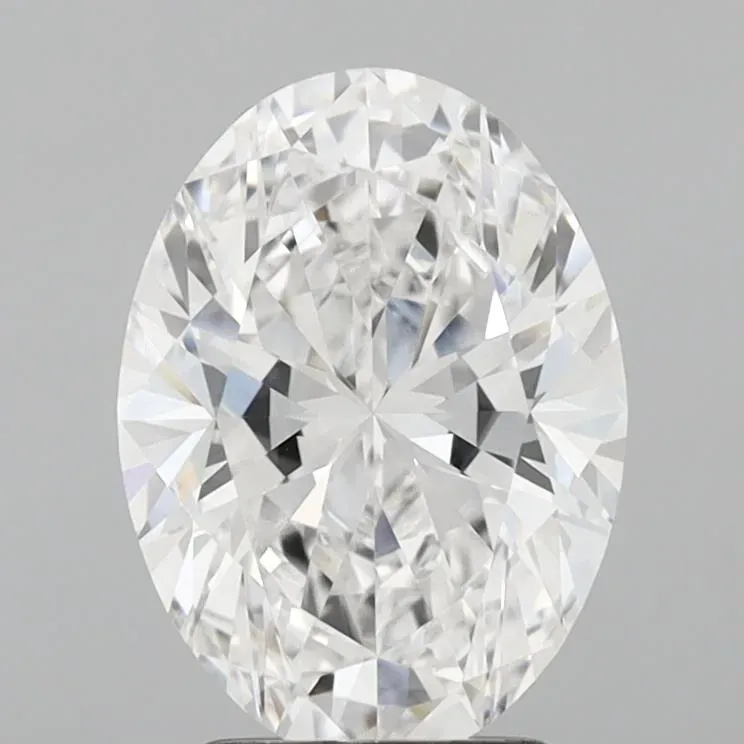 2.33ct Oval Lab Grown Diamond (Colour D, Clarity VVS2, IGI Certified)