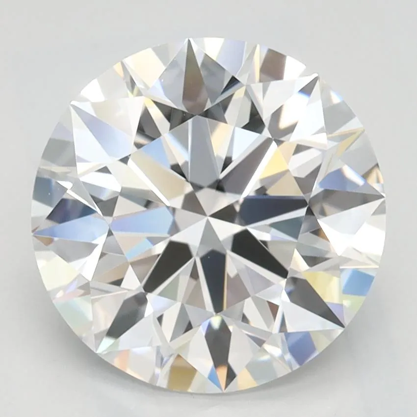 2.40ct Round Lab Grown Diamond (Colour D, Clarity IF, Cut ID, IGI Certified)