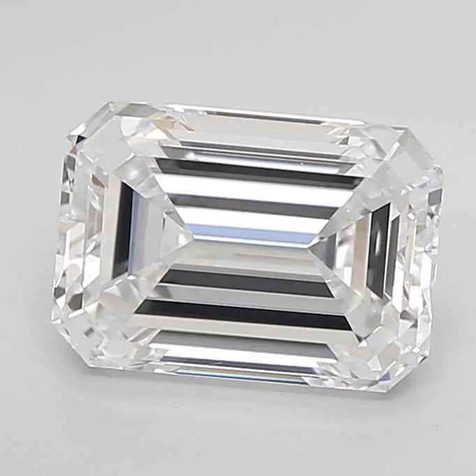 2.41ct Emerald Lab Grown Diamond (Colour D, Clarity VVS1, Cut EX, IGI Certified)