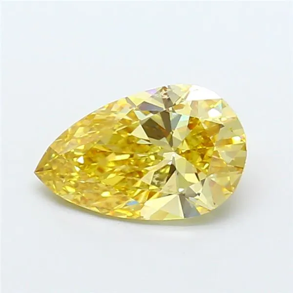 2.44ct Pear Lab Grown Diamond (Colour Fancy Intense Yellow, Clarity VVS2, IGI Certified)