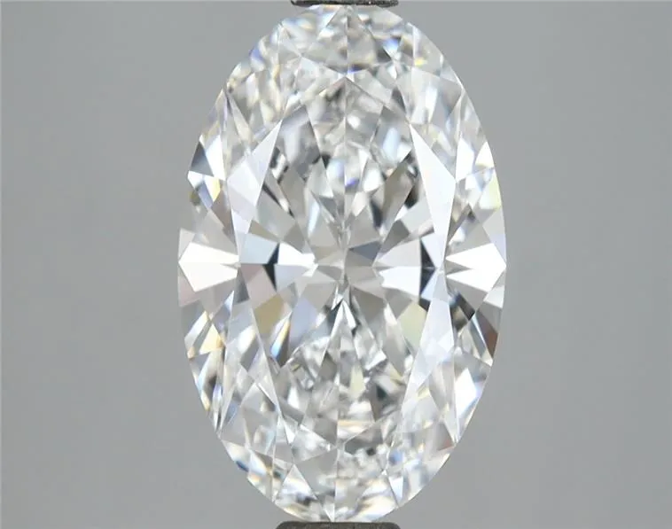 2.45ct Oval Lab Grown Diamond (Colour D, Clarity VVS2, IGI Certified)