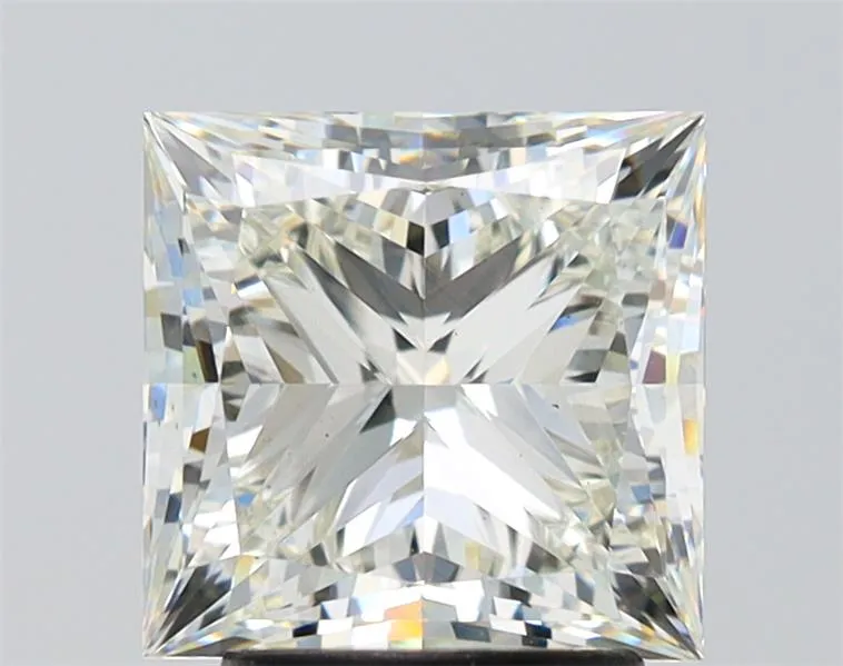 2.46ct Princess Lab Grown Diamond (Colour Fancy Intense Pink, Clarity VS1, Cut GD, IGI Certified)