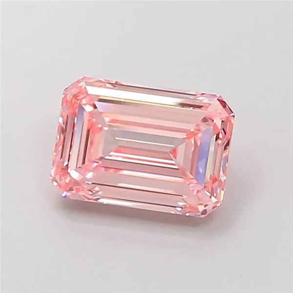 2.50ct Emerald Lab Grown Diamond (Colour Fancy Intense Pink, Clarity VVS2, IGI Certified)