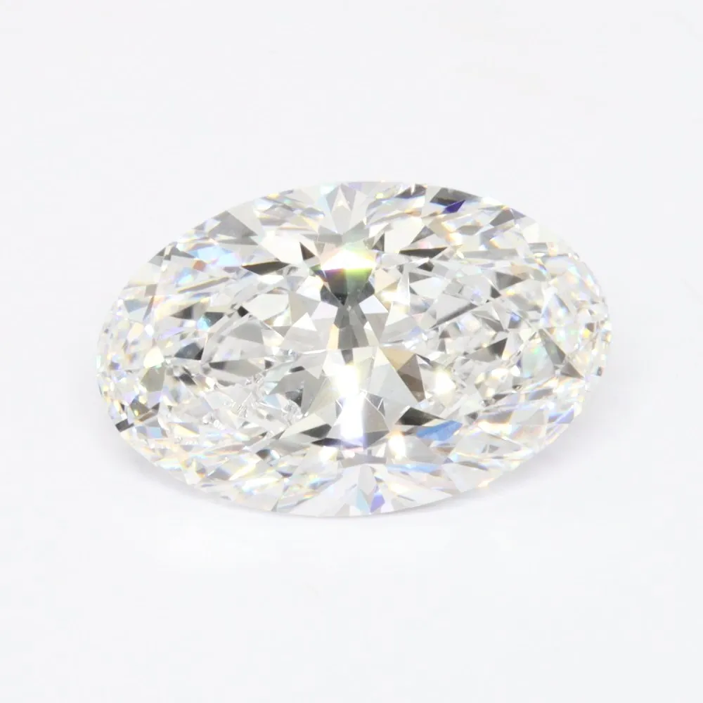 2.50ct Oval Lab Grown Diamond (Colour D, Clarity VS2, IGI Certified)