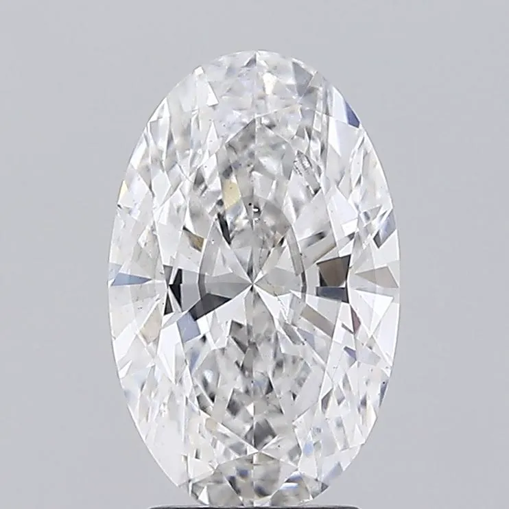 2.50ct Oval Lab Grown Diamond (Colour G, Clarity SI1, IGI Certified)