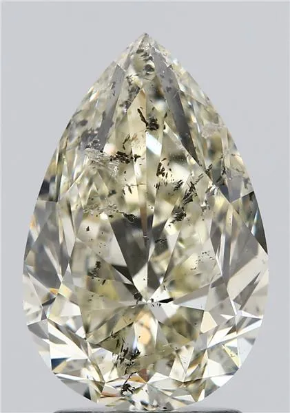 2.50ct Pear Natural Diamond (Colour L, Clarity SI2, HRD Certified)