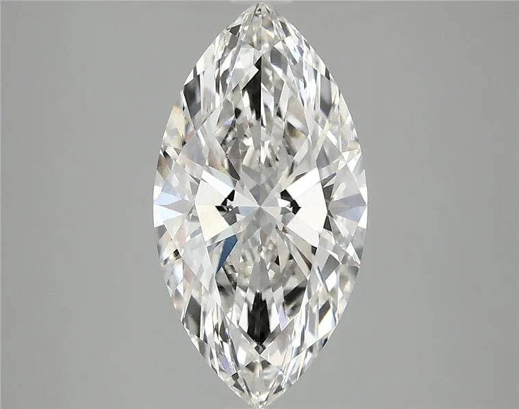 2.55ct Marquise Lab Grown Diamond (Colour G, Clarity VVS2, IGI Certified)