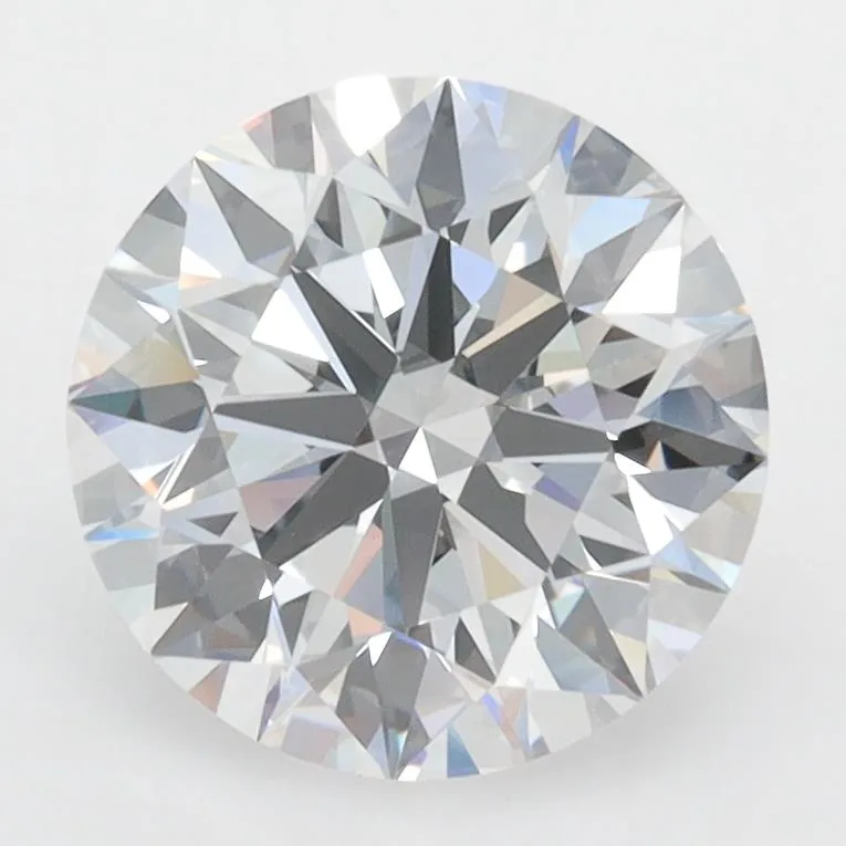2.57ct Round Lab Grown Diamond (Colour D, Clarity IF, Cut ID, IGI Certified)