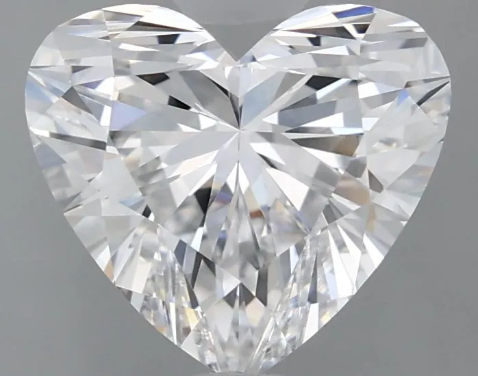 2.58ct Heart Lab Grown Diamond (Colour D, Clarity IF, IGI Certified)