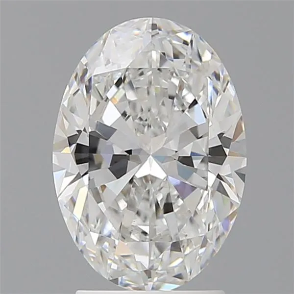 2.60ct Oval Lab Grown Diamond (Colour E, Clarity VVS2, IGI Certified)