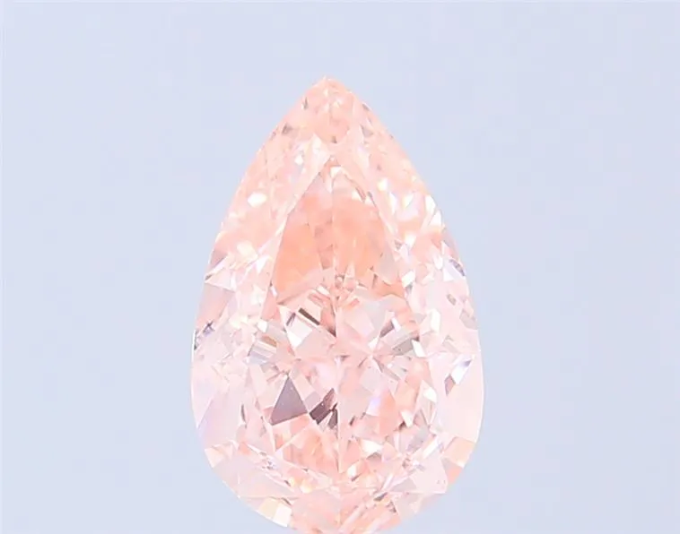 2.60ct Pear Lab Grown Diamond (Colour Fancy Intense Pink, Clarity VS1, IGI Certified)