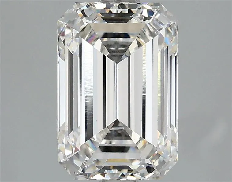 2.70ct Emerald Lab Grown Diamond (Colour F, Clarity VVS2, IGI Certified)