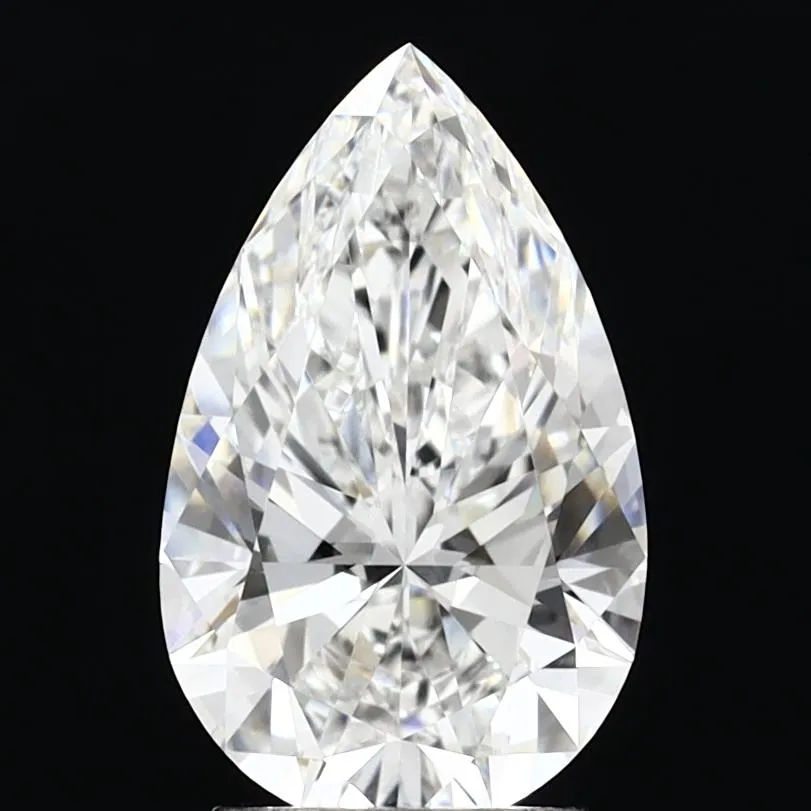 2.70ct Pear Lab Grown Diamond (Colour E, Clarity VVS1, IGI Certified)