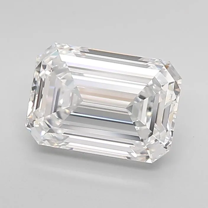 2.75ct Emerald Lab Grown Diamond (Colour D, Clarity VVS1, Cut EX, IGI Certified)