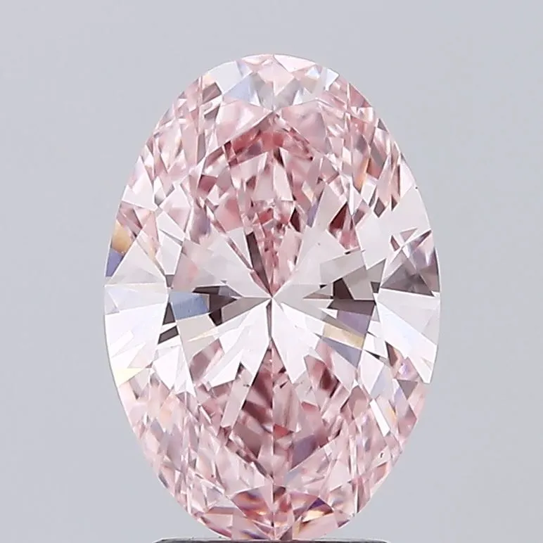 2.75ct Oval Lab Grown Diamond (Colour Fancy Intense Yellow, Clarity VVS2, IGI Certified)