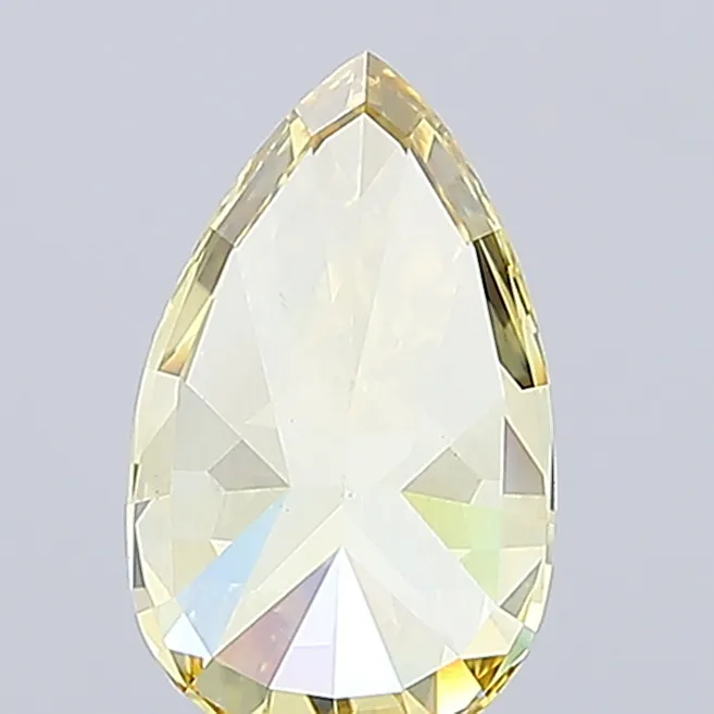 2.80ct Pear Lab Grown Diamond (Colour Fancy Intense Yellow, Clarity VVS2, IGI Certified)